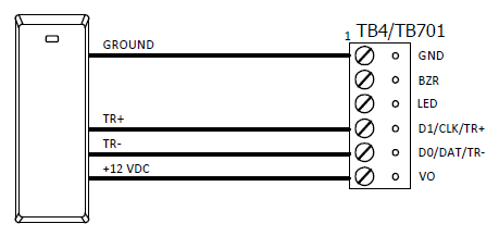 RS-485 device wiring