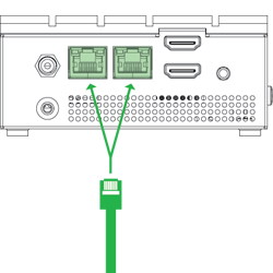Ethernet connection diagram