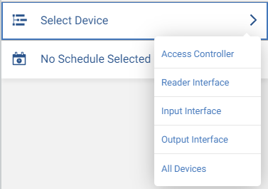 device type selection